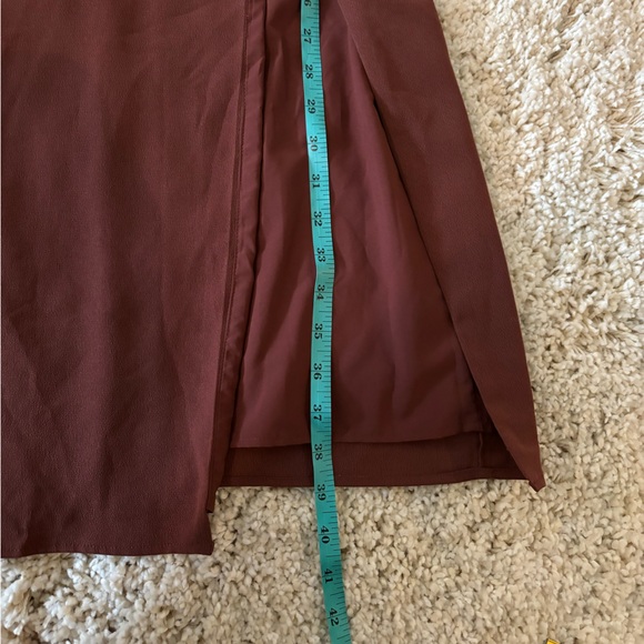 Abercrombie & Fitch Maroon Halter Midi Dress Small - Picture 10 of 10